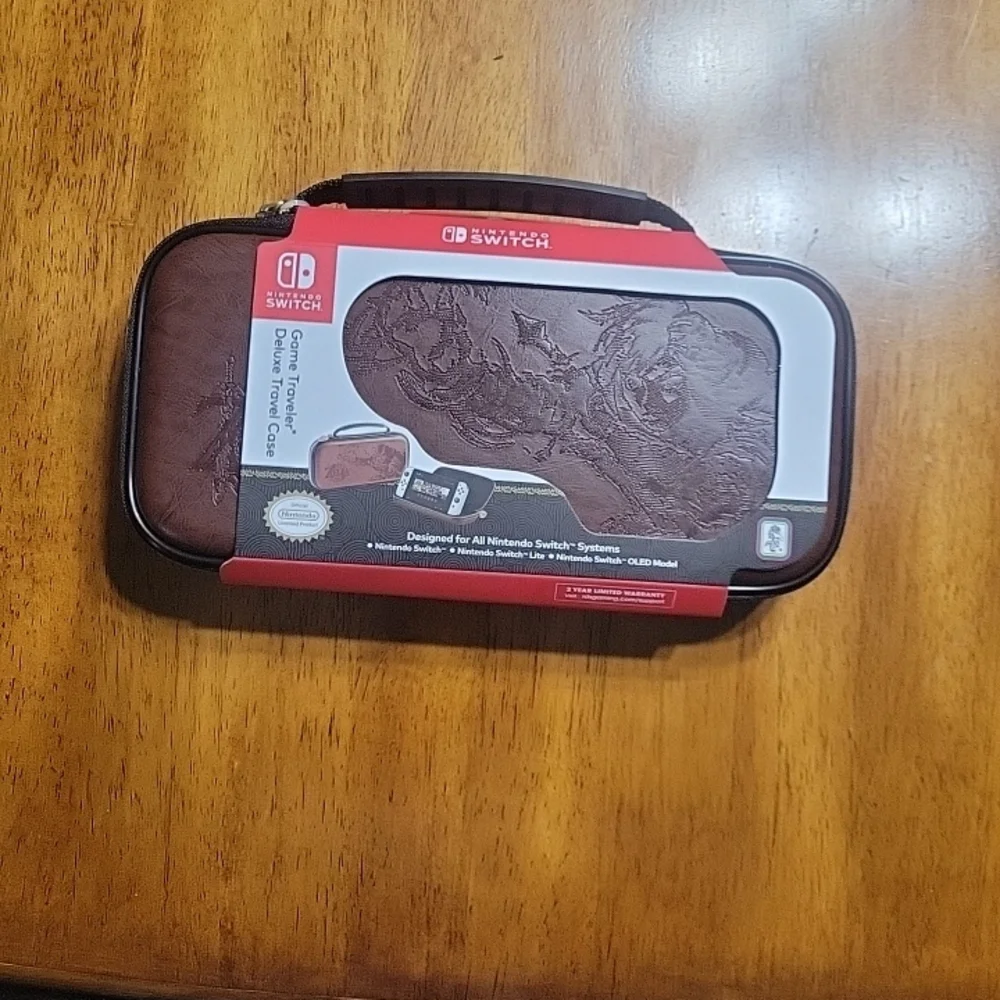 Nintendo Switch Deluxe Brown Carrying Case